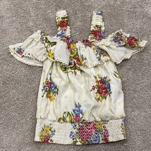 House of Harlow 1960 ivory top
